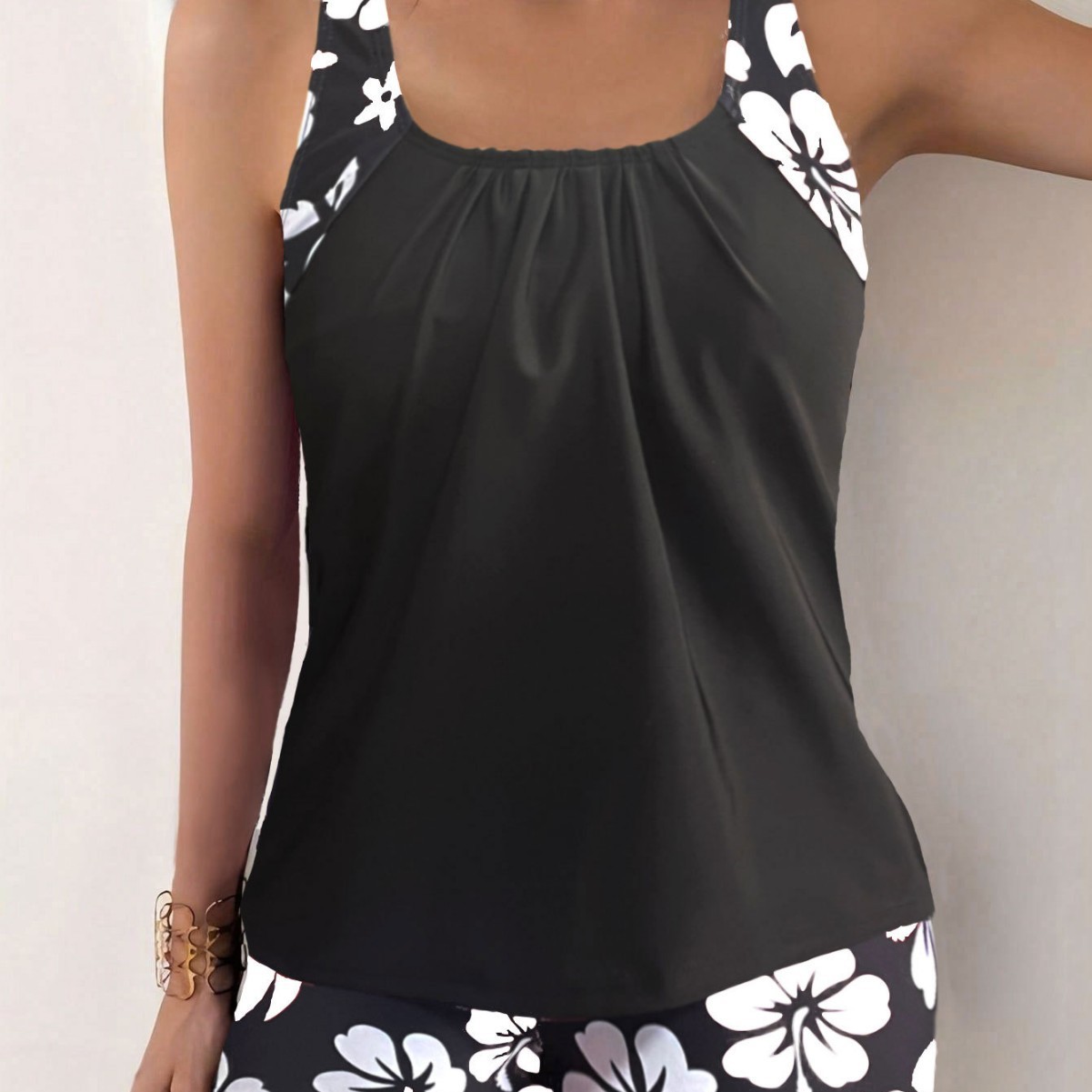 Tankini para mujer con pantalo - Tops reseña y precio
