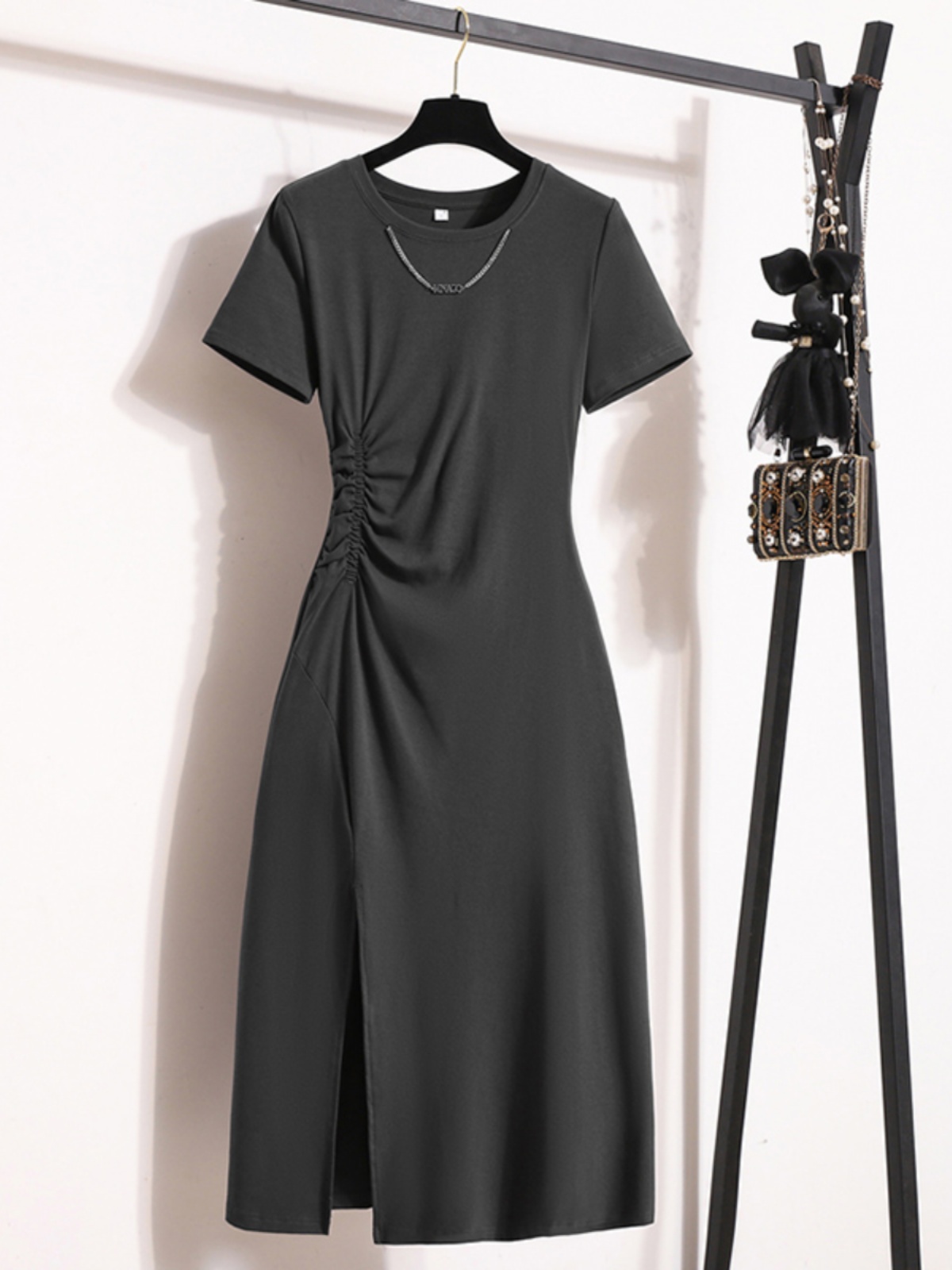 Vestido Casual Elegante de Man - Korean Style A Line Shirt Dress reseña y precio