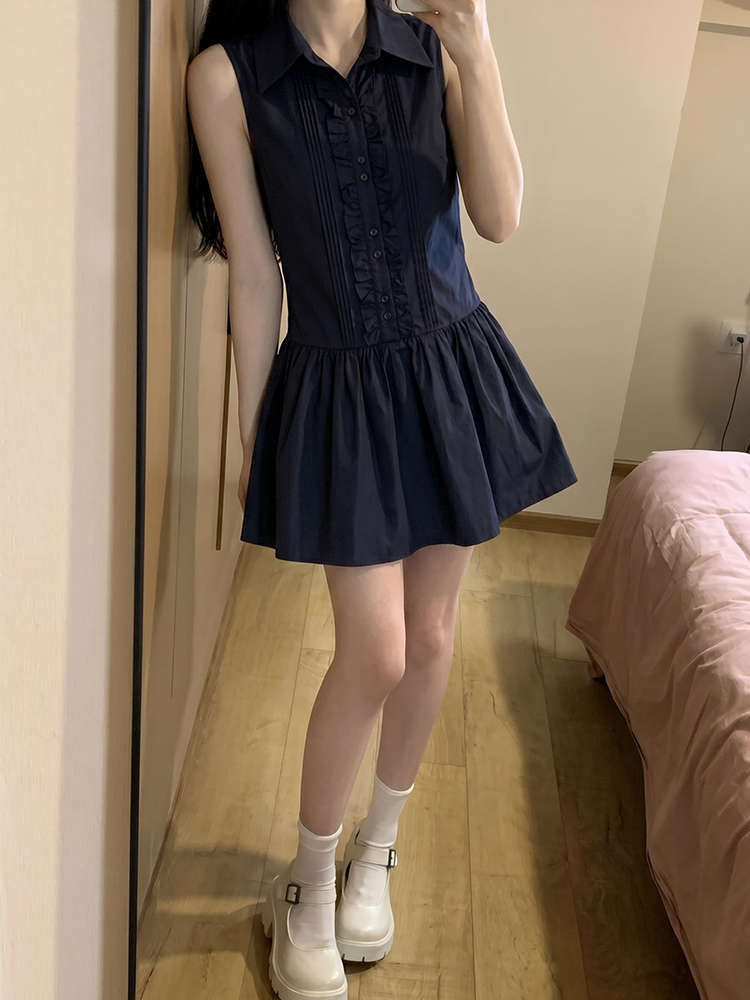 Vestido Camisero Estilo Univer - Korean Style A Line Shirt Dress reseña y precio