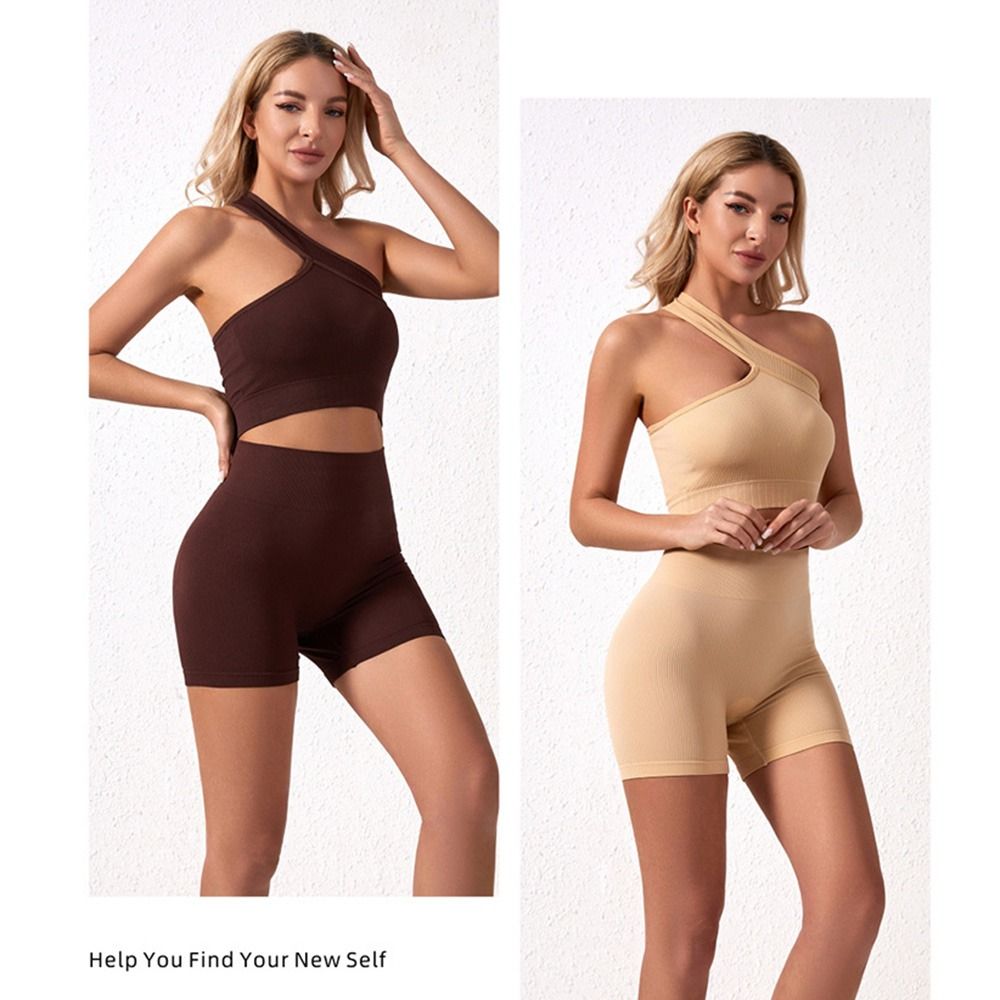 Conjunto Deportivo de 2 Piezas - Seamless Ribbed Workout Tank Top reseña y precio