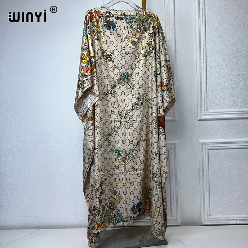 WINYI-vestido bohemio de Turqu - Boho Summer Beach Maxi Dress reseña y precio