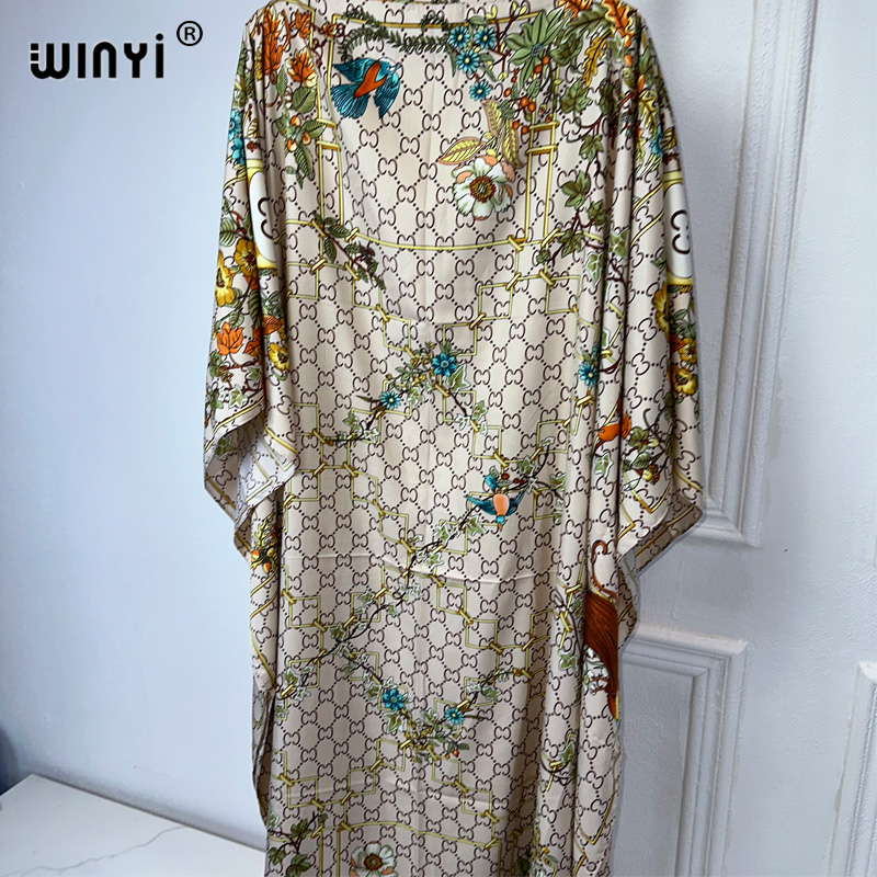 WINYI-vestido bohemio de Turqu - Boho Summer Beach Maxi Dress reseña y precio