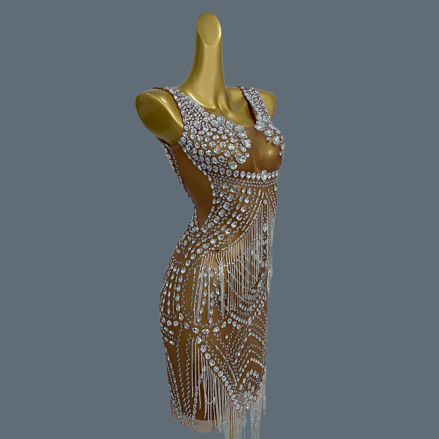 Vestidos de noche sexys para m - Sparkly Rhinestone Club Party Dress reseña y precio