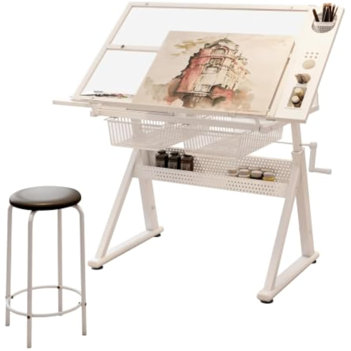 Escritorio de dibujo ajustable - Tops reseña y precio