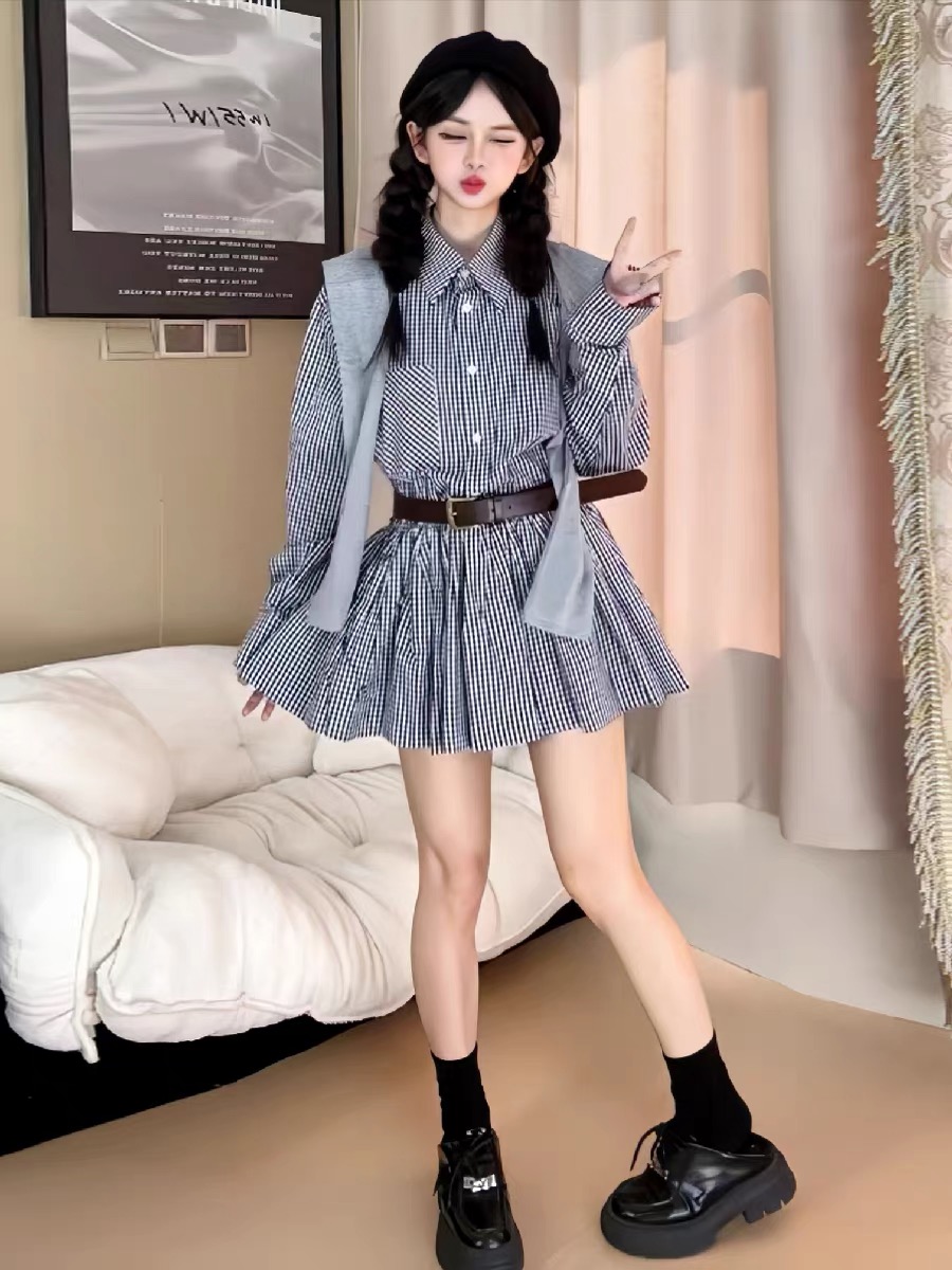 Vestido Camisero Estilo Corean - Korean Style A Line Shirt Dress reseña y precio