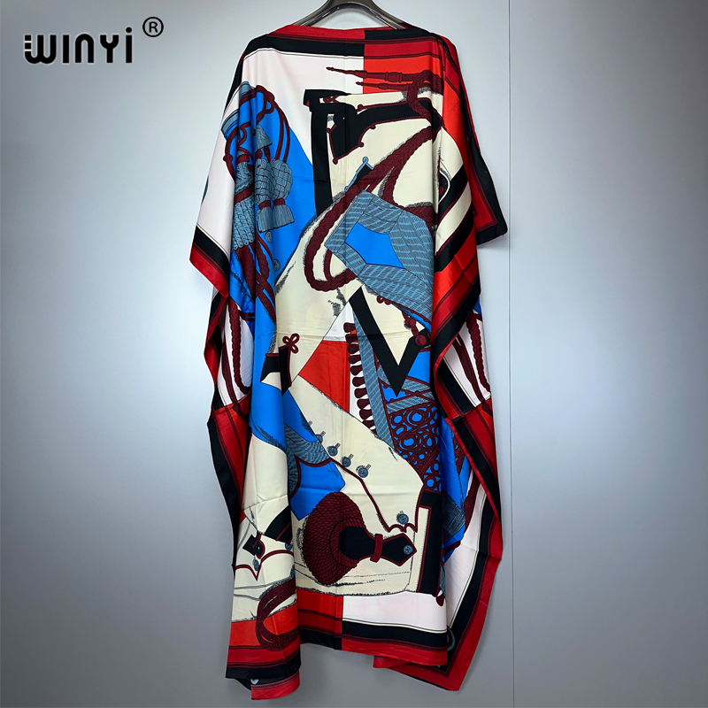 WINYI caftán de verano para mu - Boho Summer Beach Maxi Dress reseña y precio