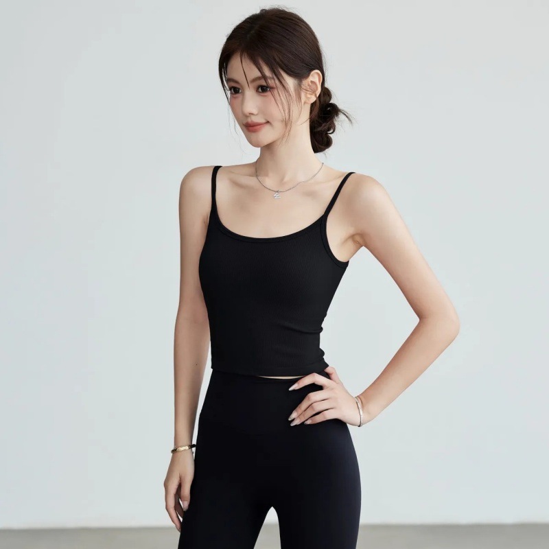 Women Seamless Ribbed Yoga Cam - Seamless Ribbed Workout Tank Top reseña y precio